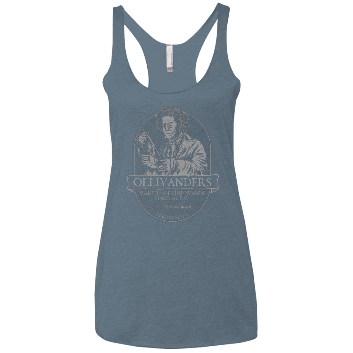 T-Shirts Indigo / X-Small Ollivanders Fine Wands Women's Triblend Racerback Tank
