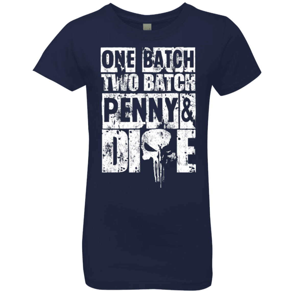 T-Shirts Midnight Navy / YXS One Batch Two Batch Girls Premium T-Shirt