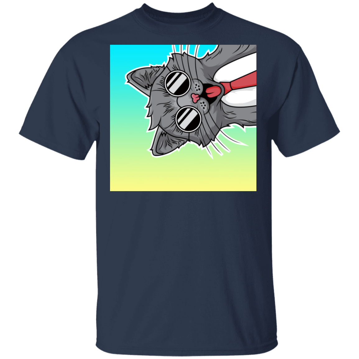 T-Shirts Navy / S One Cool Cat T-Shirt