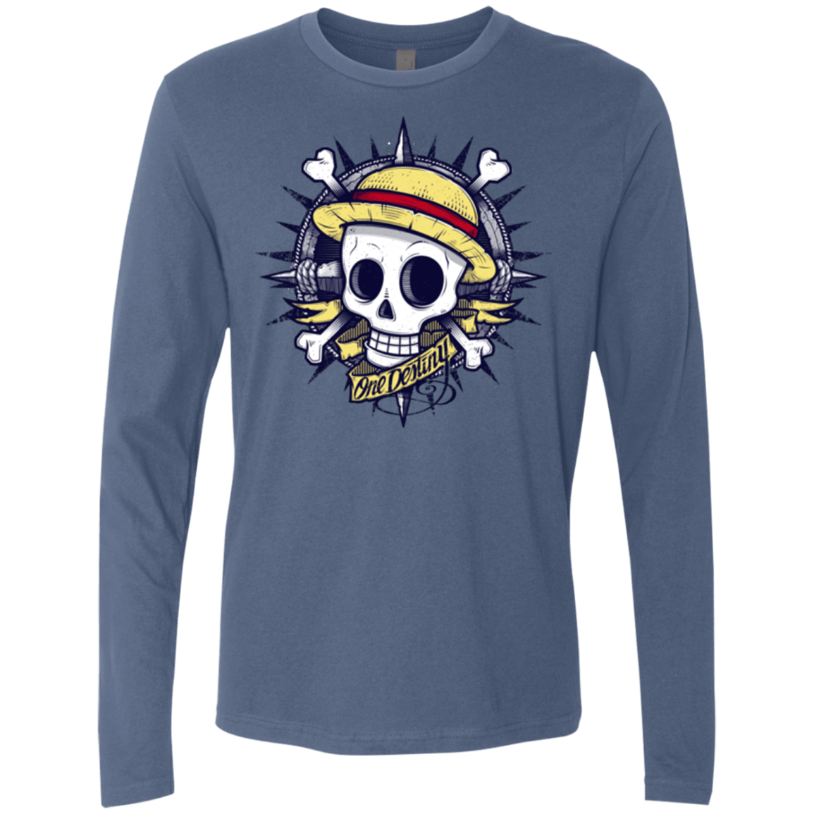 T-Shirts Indigo / Small One Destiny Men's Premium Long Sleeve