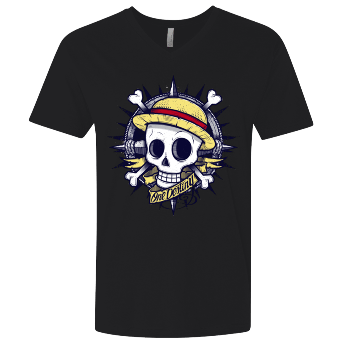 T-Shirts Black / X-Small One Destiny Men's Premium V-Neck