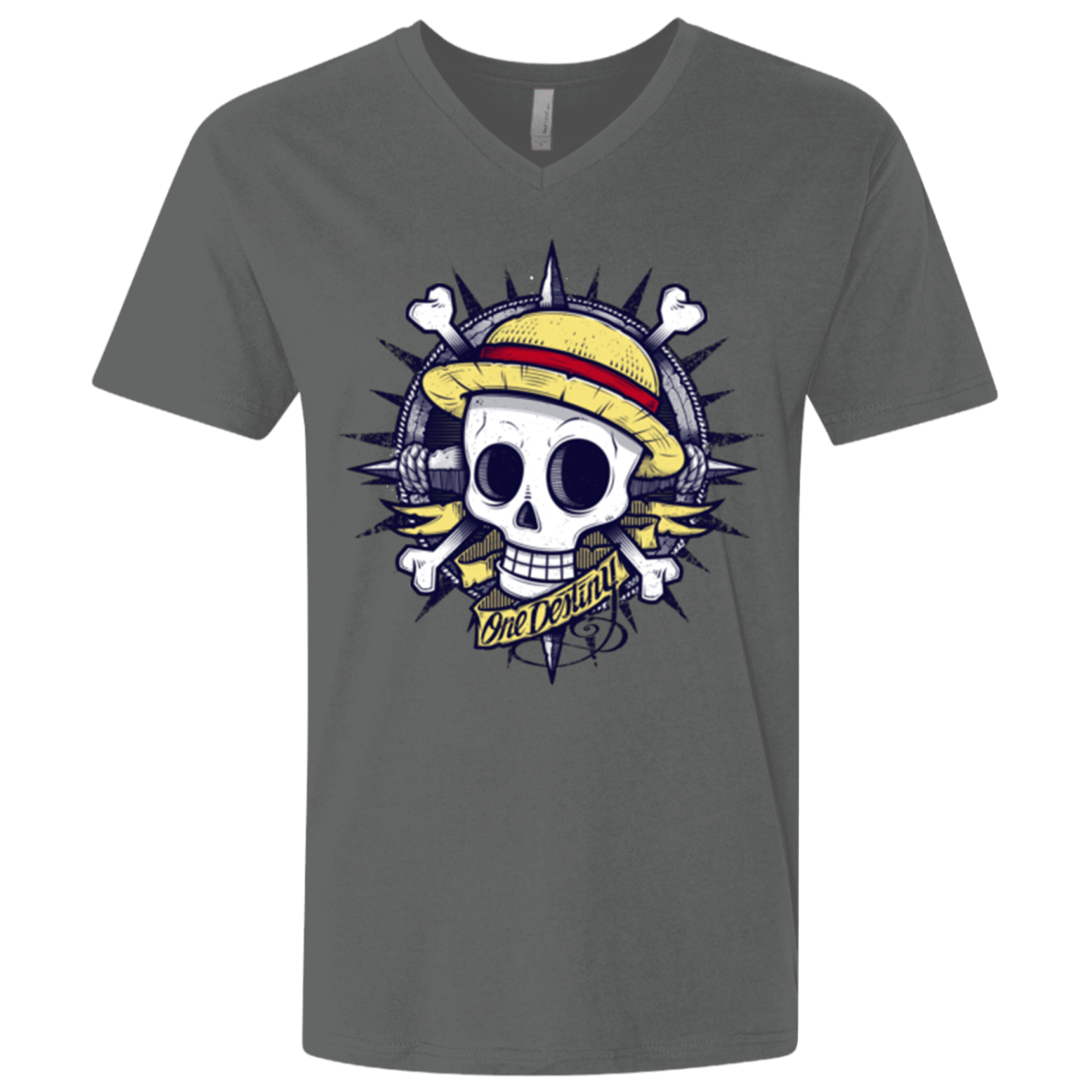 T-Shirts Heavy Metal / X-Small One Destiny Men's Premium V-Neck