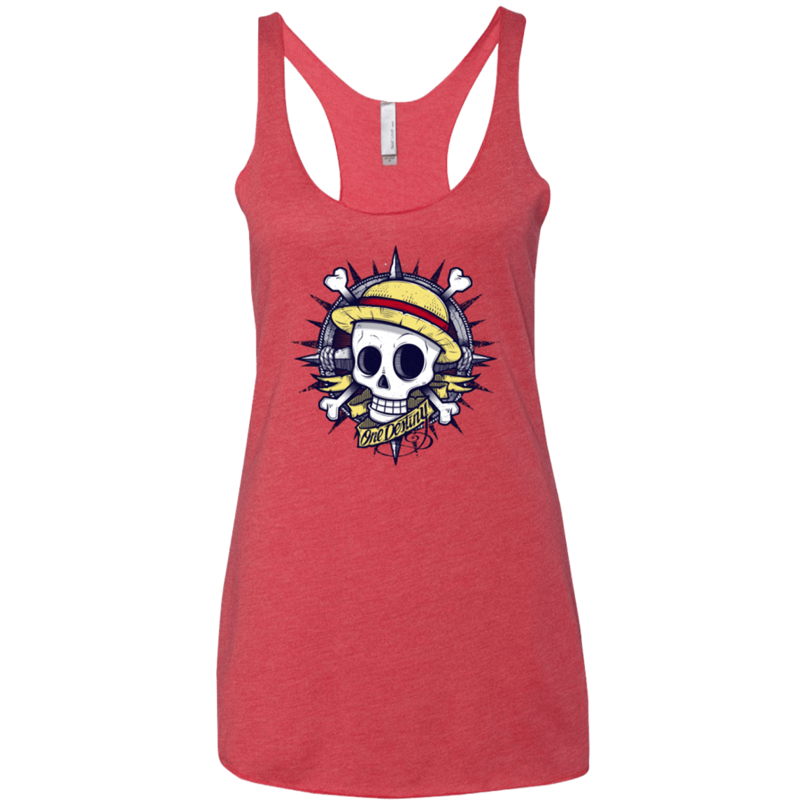 T-Shirts Vintage Red / X-Small One Destiny Women's Triblend Racerback Tank