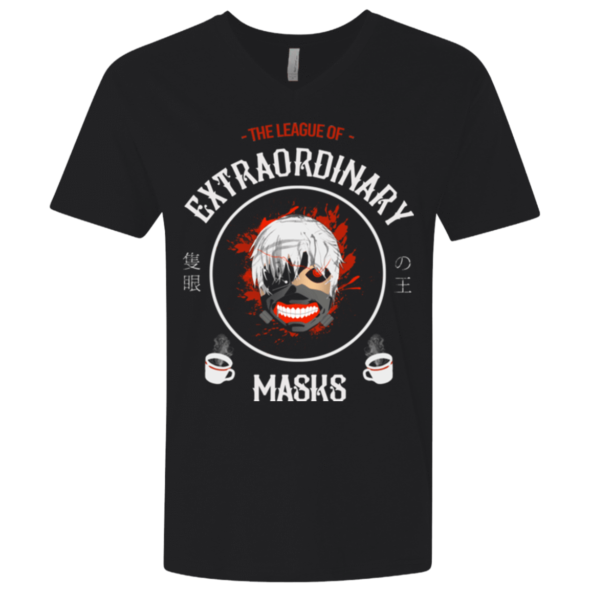 T-Shirts Black / X-Small One Eyed King Men's Premium V-Neck