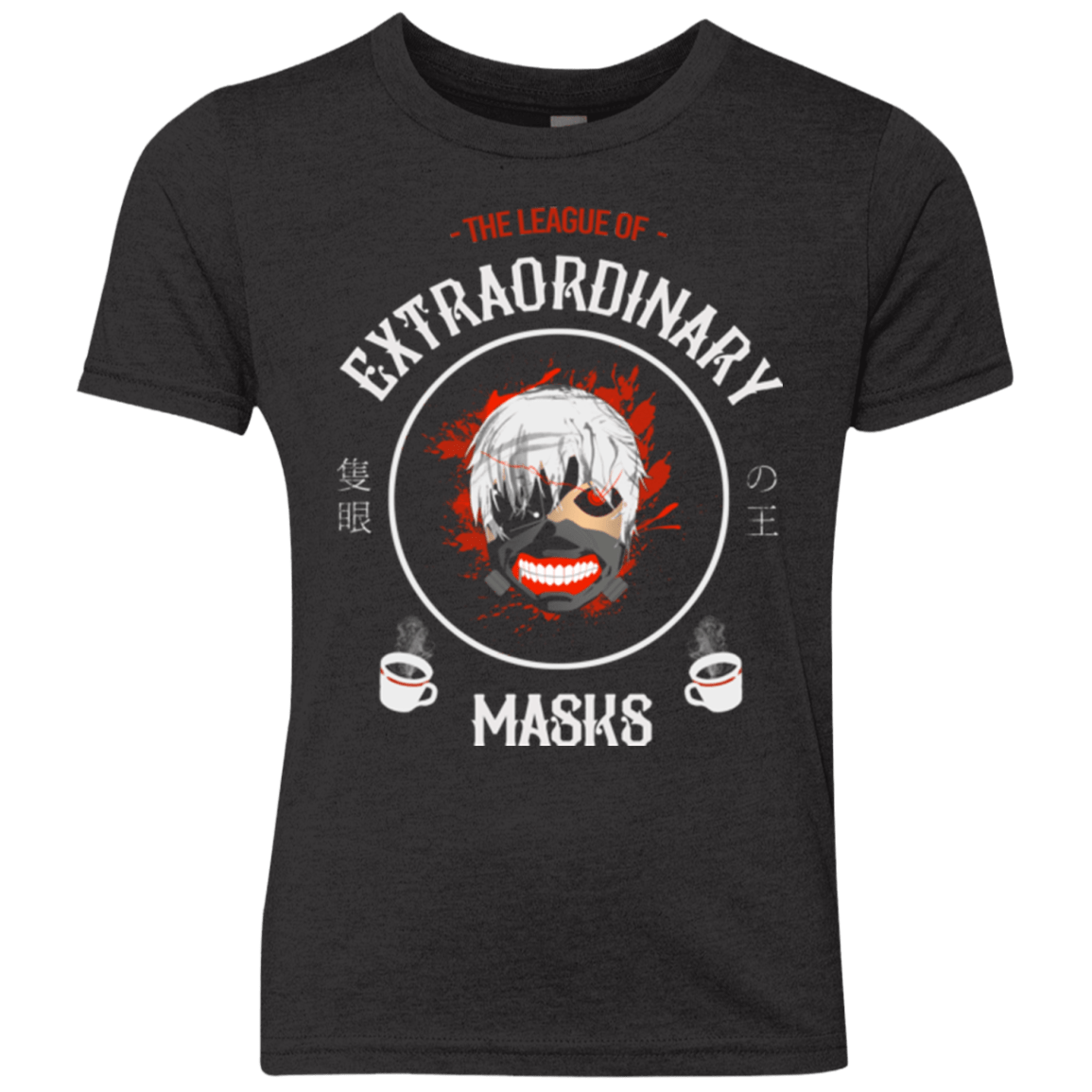 T-Shirts Vintage Black / YXS One Eyed King Youth Triblend T-Shirt