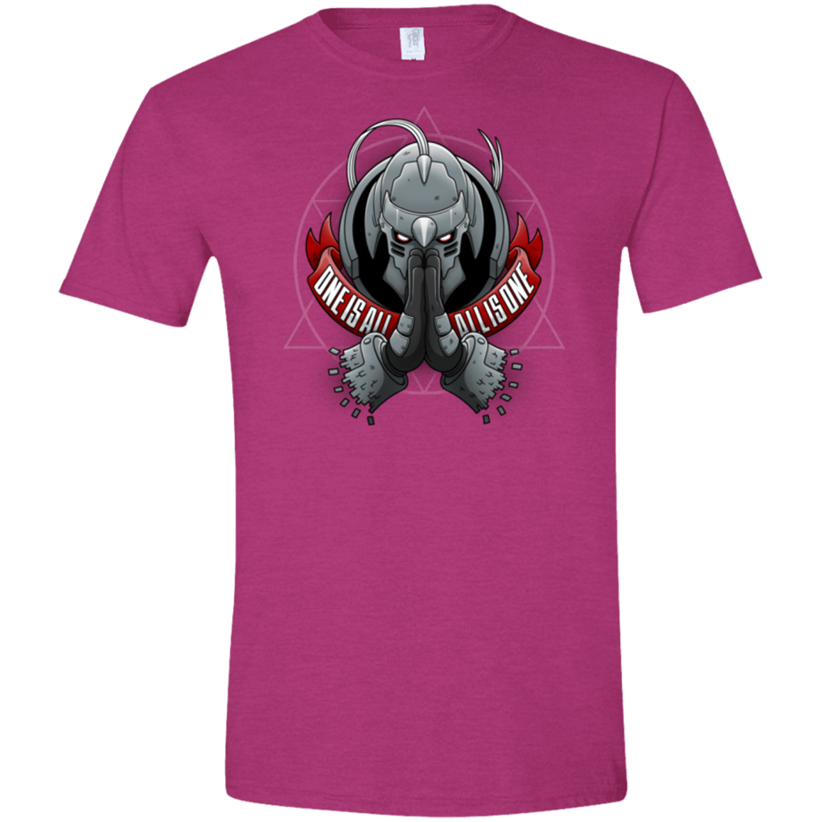 T-Shirts Antique Heliconia / S ONE IS ALL ALL IS ONE Men's Semi-Fitted Softstyle