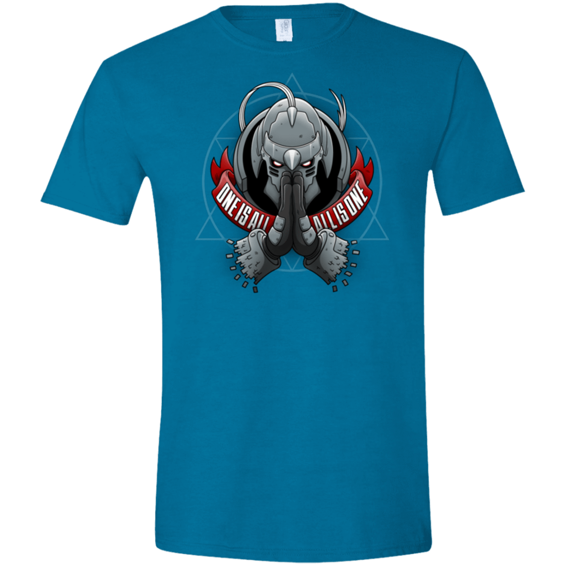 T-Shirts Antique Sapphire / S ONE IS ALL ALL IS ONE Men's Semi-Fitted Softstyle