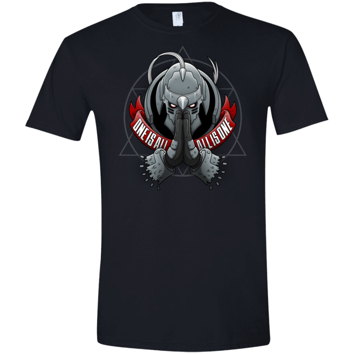T-Shirts Black / X-Small ONE IS ALL ALL IS ONE Men's Semi-Fitted Softstyle