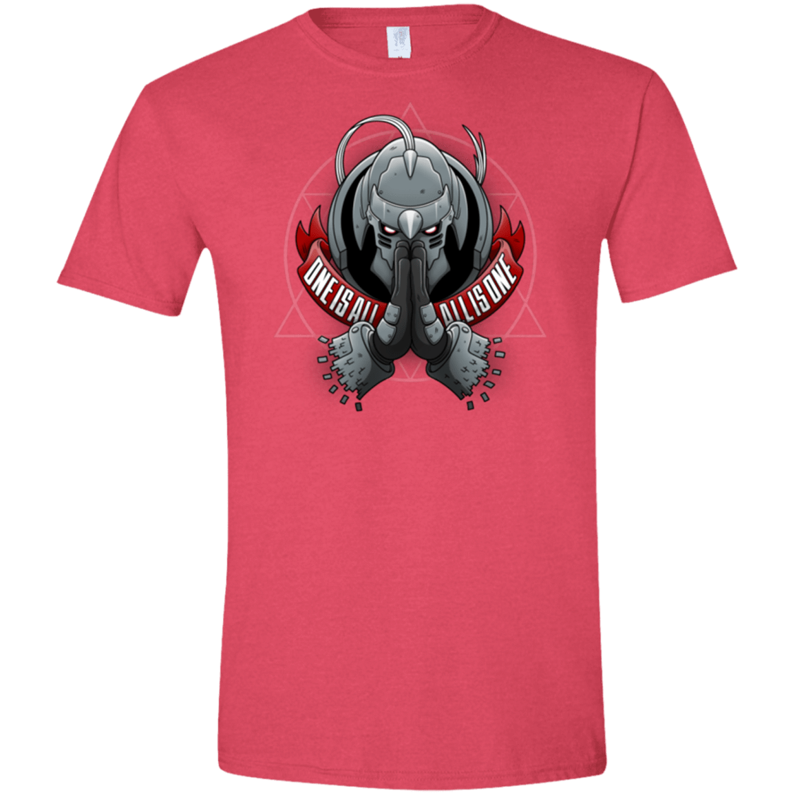 T-Shirts Heather Red / S ONE IS ALL ALL IS ONE Men's Semi-Fitted Softstyle