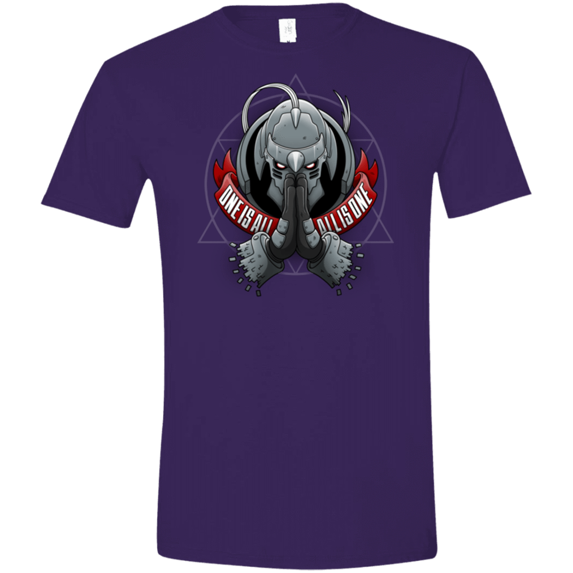 T-Shirts Purple / S ONE IS ALL ALL IS ONE Men's Semi-Fitted Softstyle