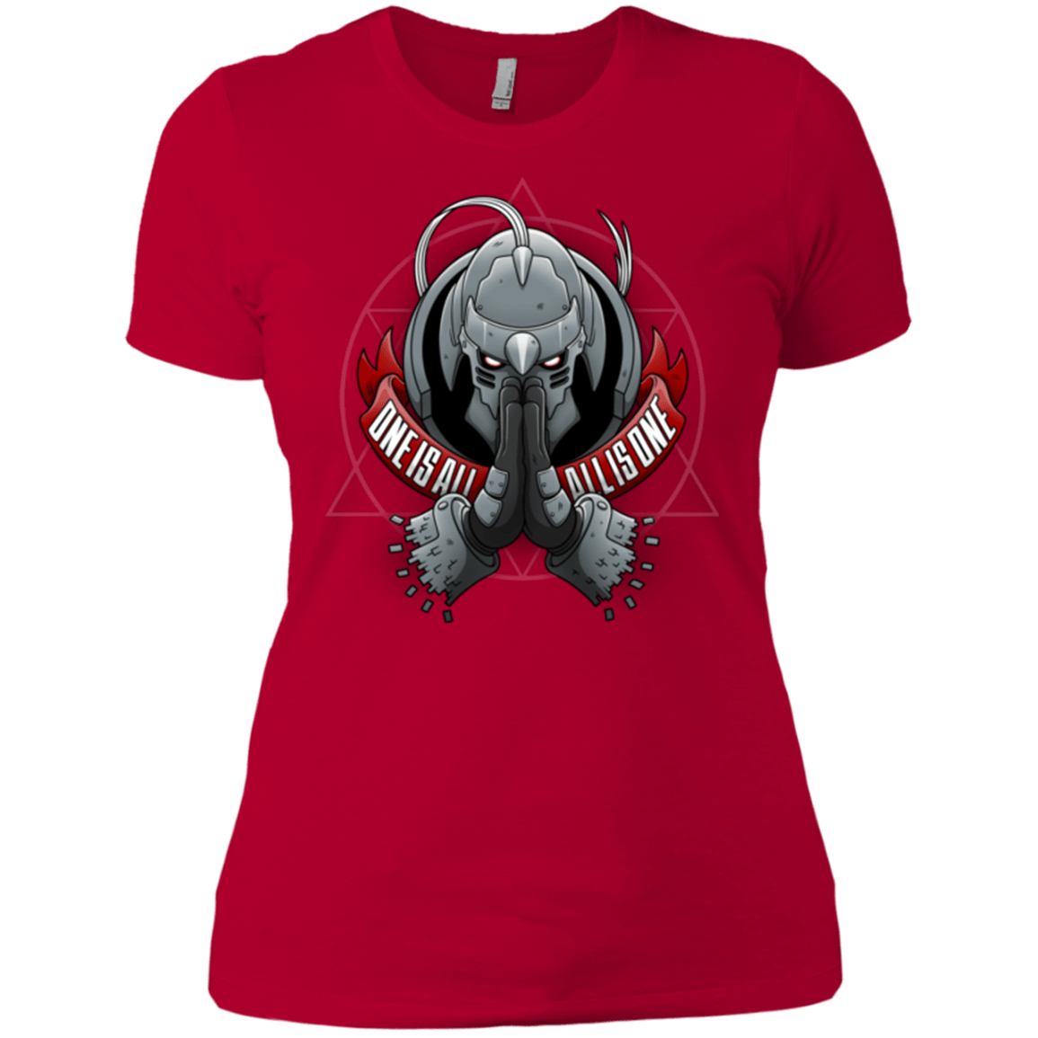 T-Shirts Red / X-Small ONE IS ALL ALL IS ONE Women's Premium T-Shirt
