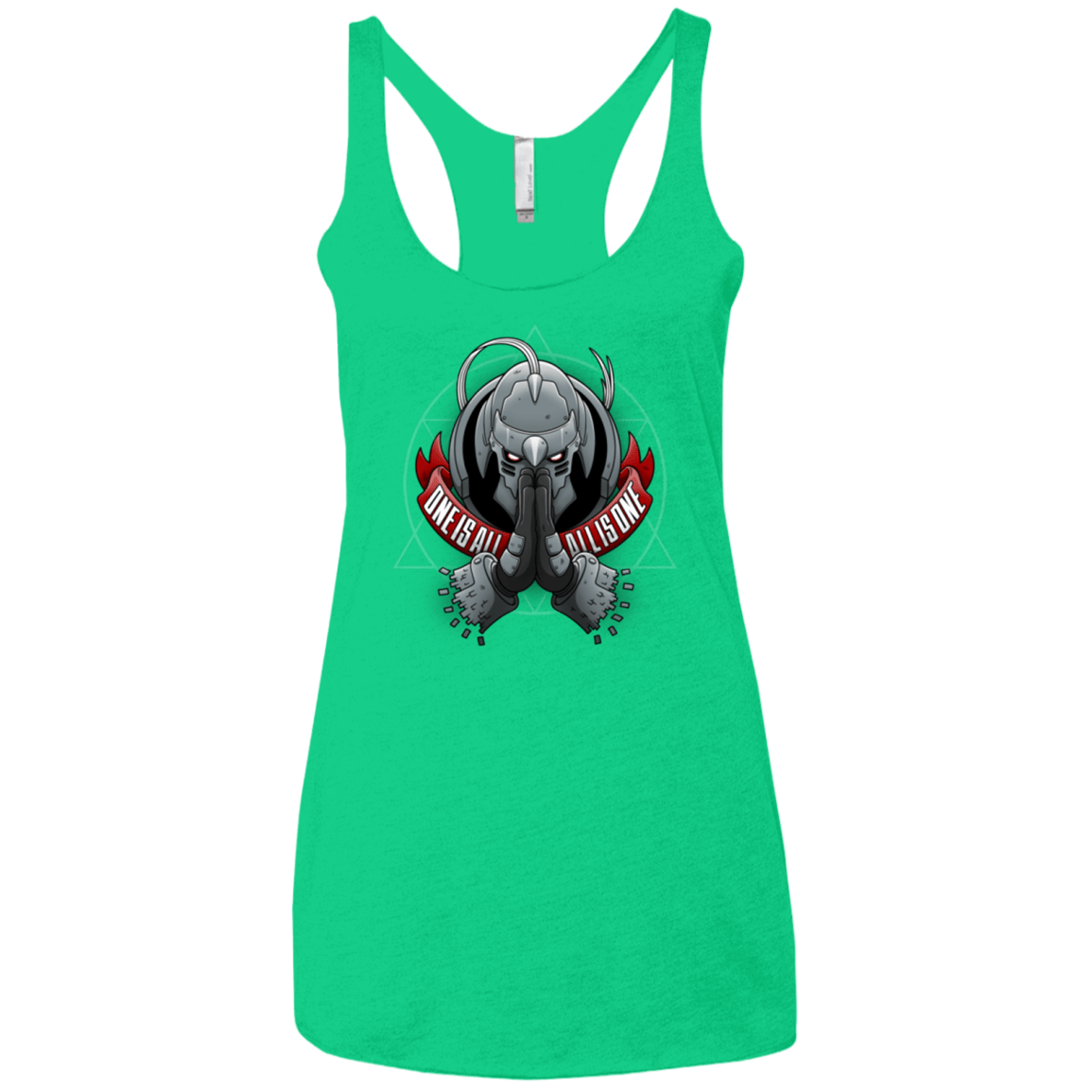 T-Shirts Envy / X-Small ONE IS ALL ALL IS ONE Women's Triblend Racerback Tank