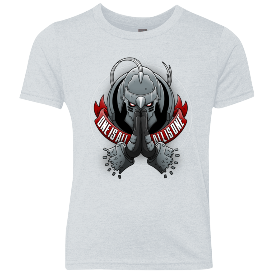 T-Shirts Heather White / YXS ONE IS ALL ALL IS ONE Youth Triblend T-Shirt
