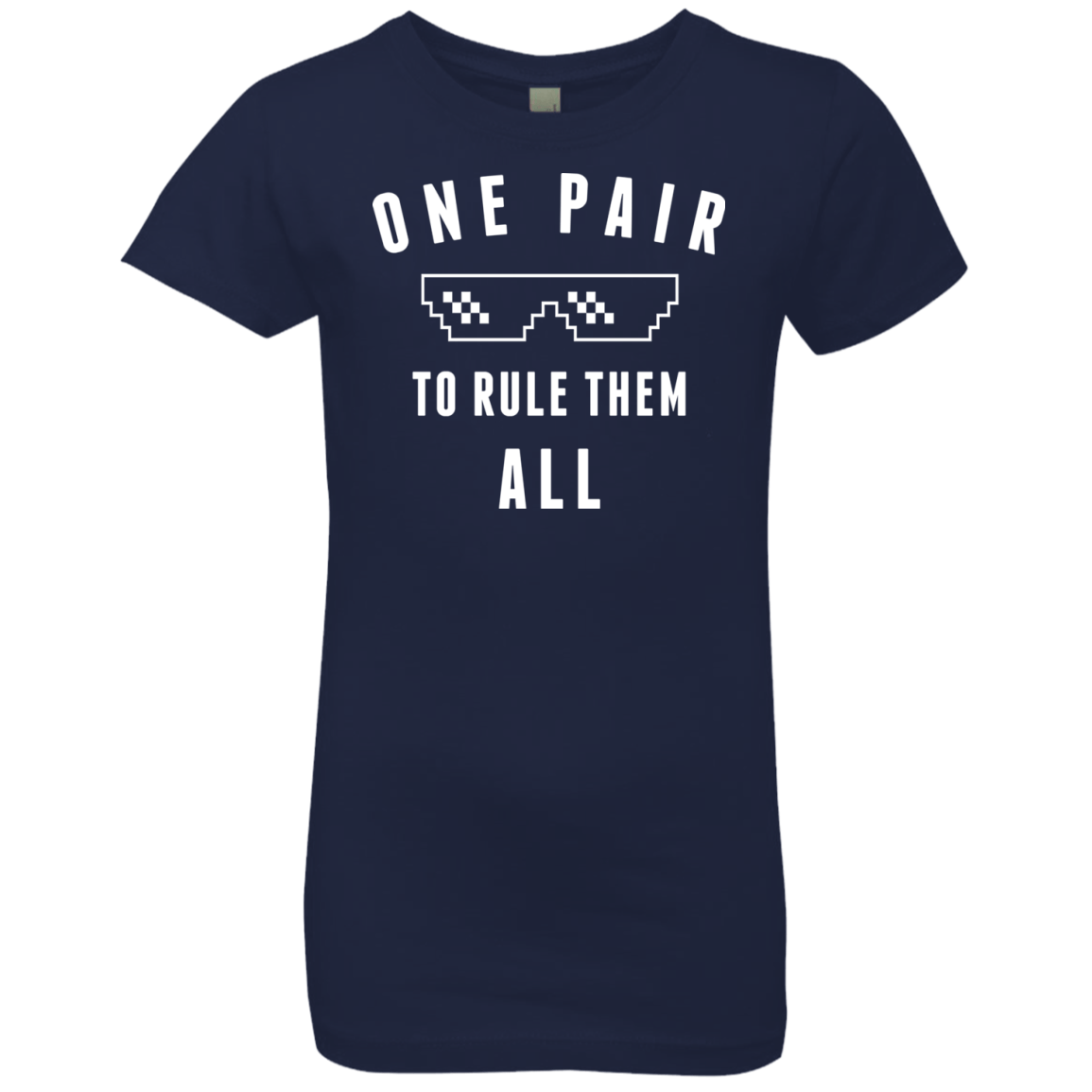 T-Shirts Midnight Navy / YXS One pair Girls Premium T-Shirt