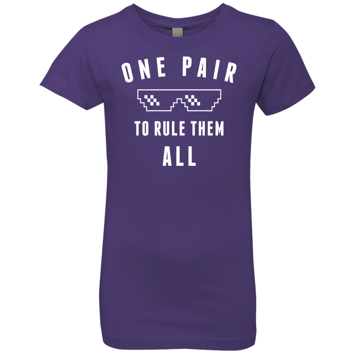 T-Shirts Purple Rush / YXS One pair Girls Premium T-Shirt
