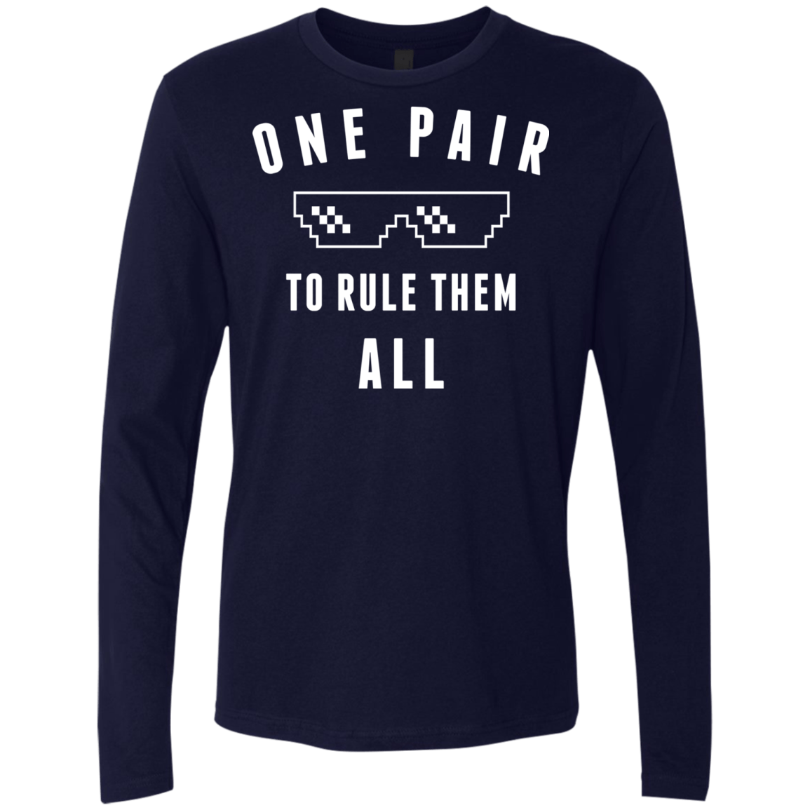 T-Shirts Midnight Navy / Small One pair Men's Premium Long Sleeve