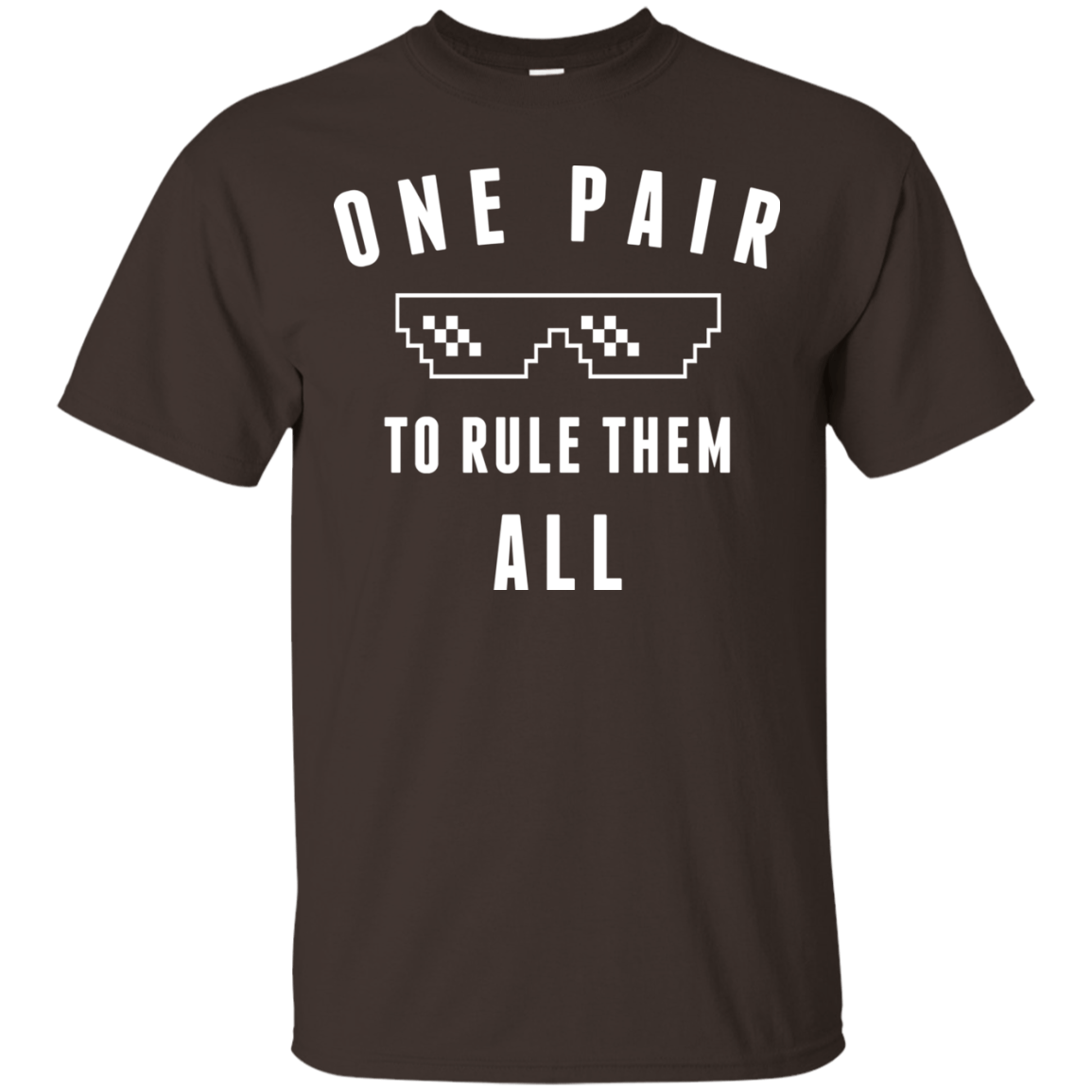 T-Shirts Dark Chocolate / Small One pair T-Shirt