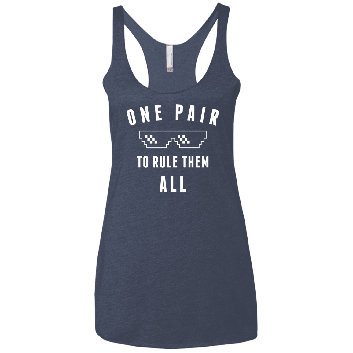 T-Shirts Vintage Navy / X-Small One pair Women's Triblend Racerback Tank