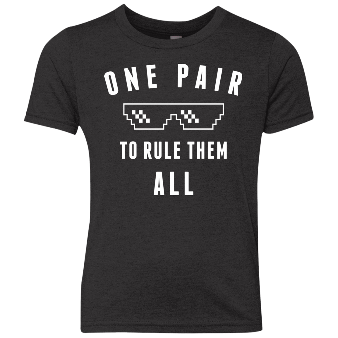 T-Shirts Vintage Black / YXS One pair Youth Triblend T-Shirt