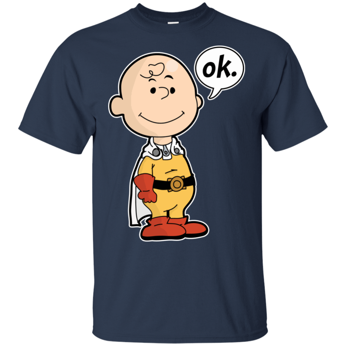 T-Shirts Navy / S One Punch Brown T-Shirt