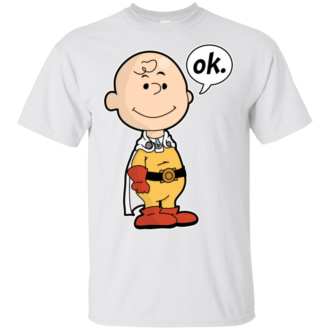 T-Shirts White / S One Punch Brown T-Shirt