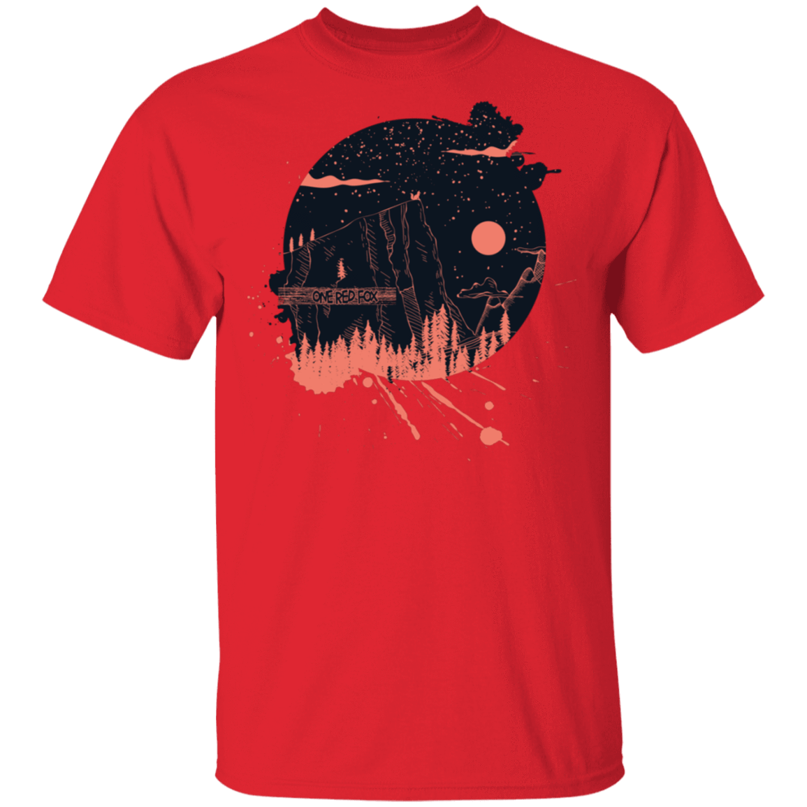 T-Shirts Red / S One Red Fox T-Shirt