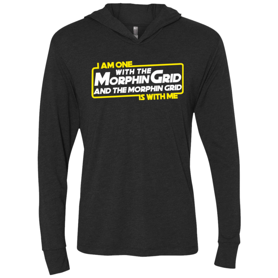 T-Shirts Vintage Black / X-Small One With The Triblend Long Sleeve Hoodie Tee