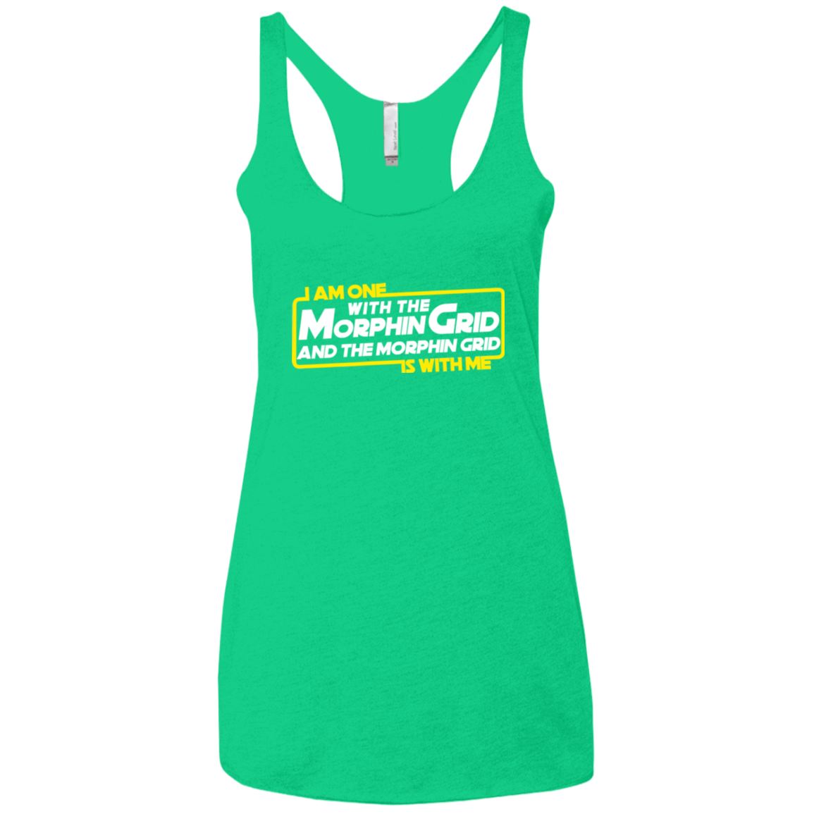 T-Shirts Envy / X-Small One With The Women's Triblend Racerback Tank