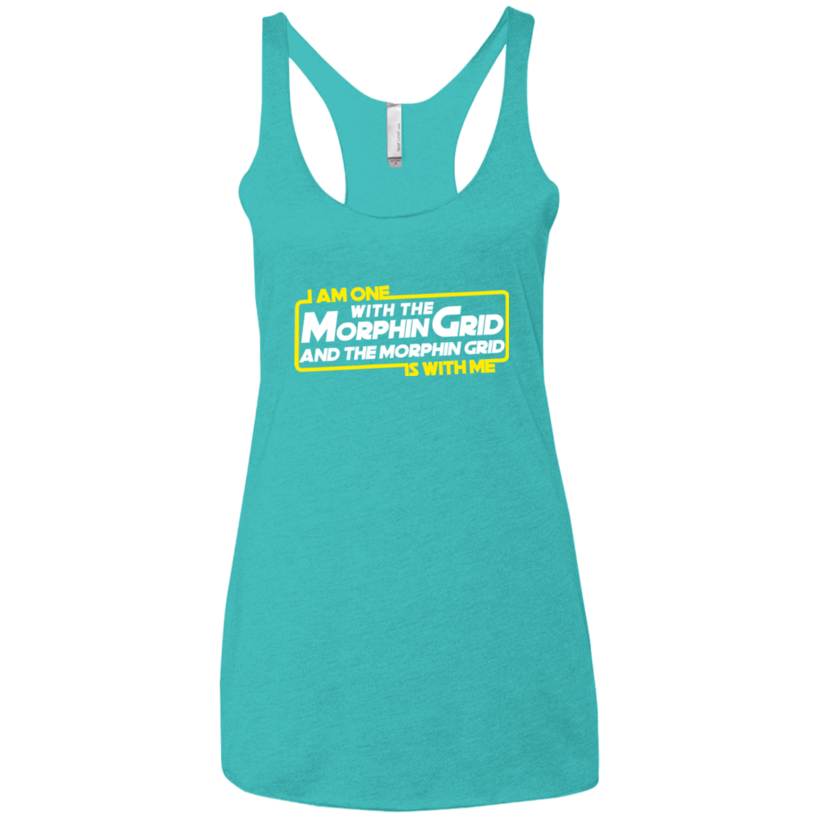 T-Shirts Tahiti Blue / X-Small One With The Women's Triblend Racerback Tank
