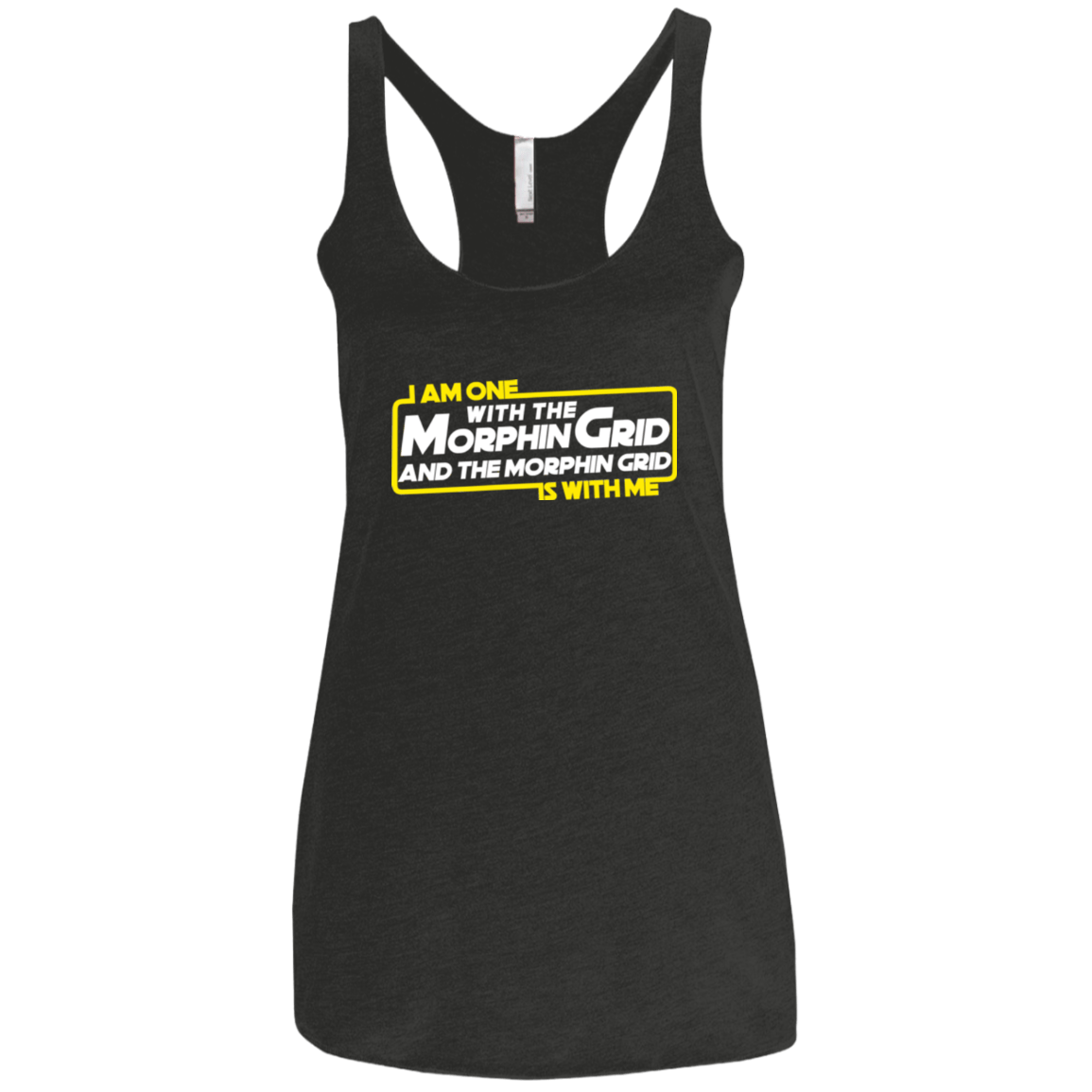 T-Shirts Vintage Black / X-Small One With The Women's Triblend Racerback Tank