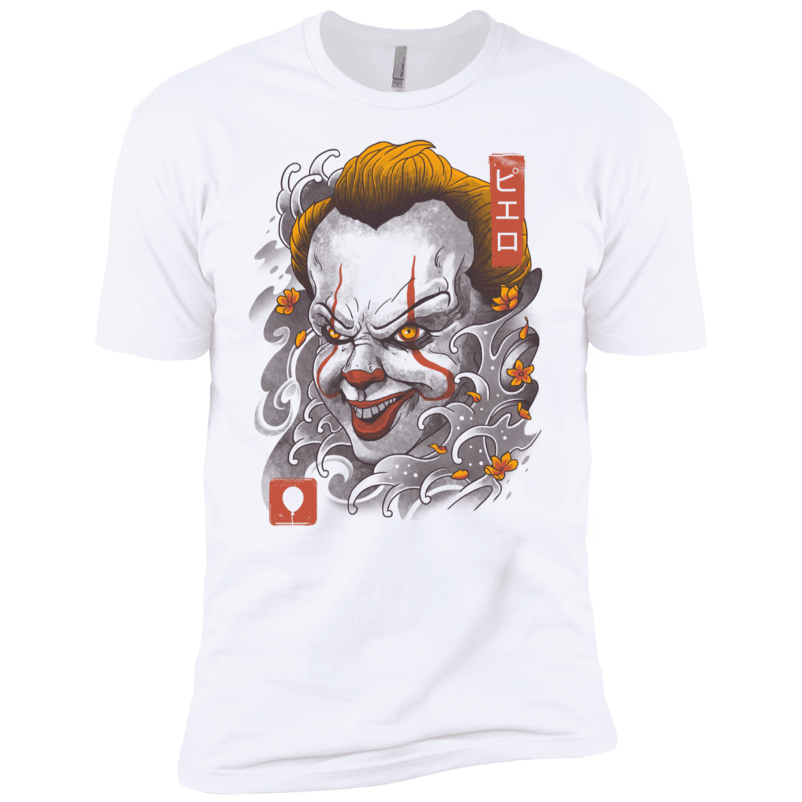 T-Shirts White / YXS Oni Clown Mask Boys Premium T-Shirt