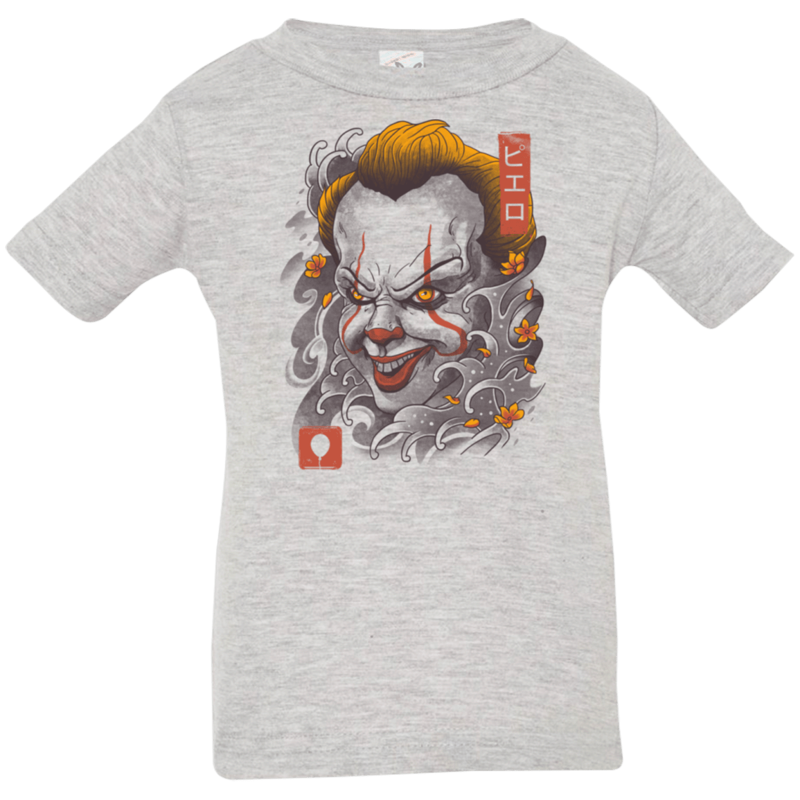 T-Shirts Heather Grey / 6 Months Oni Clown Mask Infant Premium T-Shirt