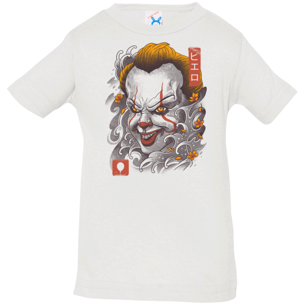 T-Shirts White / 6 Months Oni Clown Mask Infant Premium T-Shirt