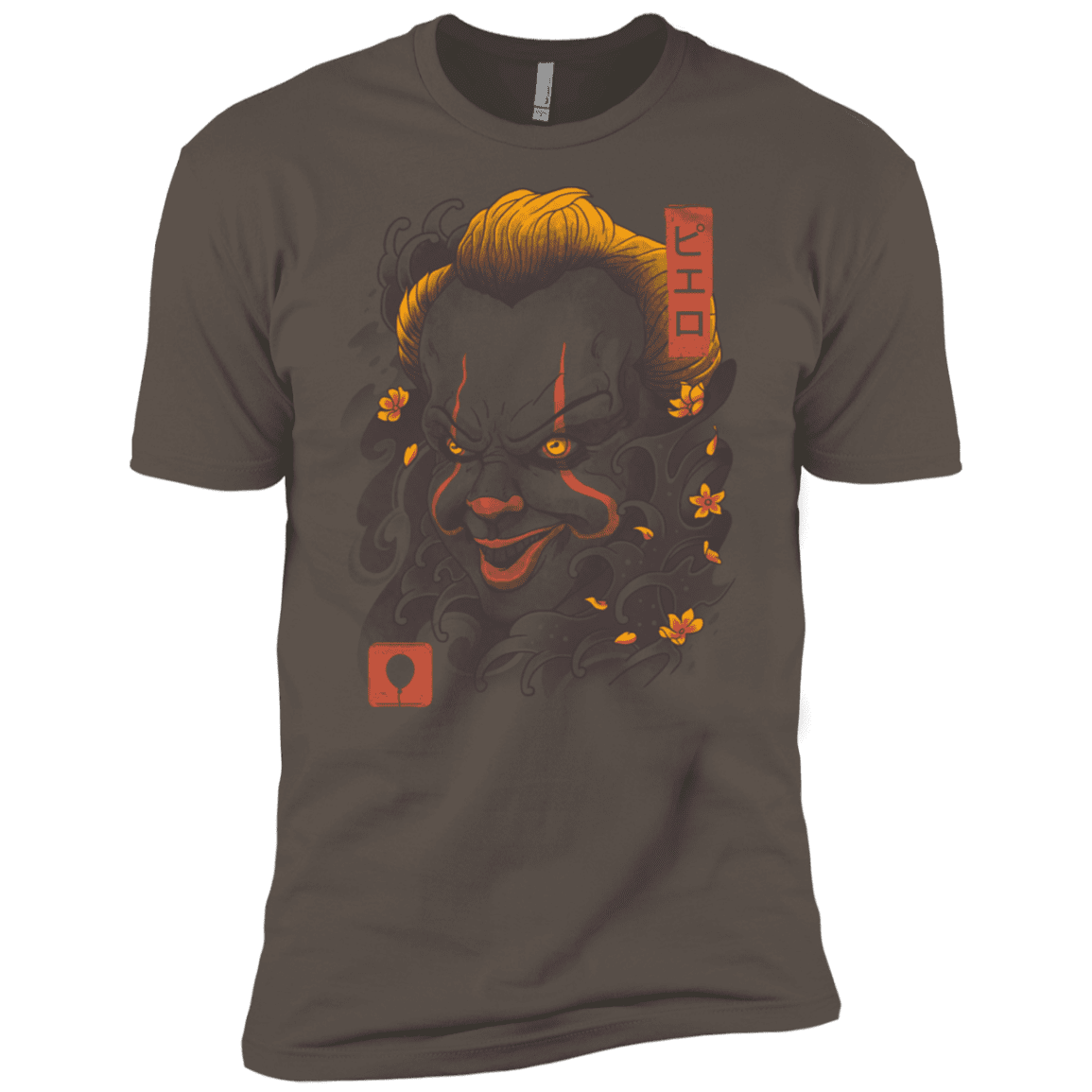 T-Shirts Warm Grey / X-Small Oni Clown Mask Men's Premium T-Shirt