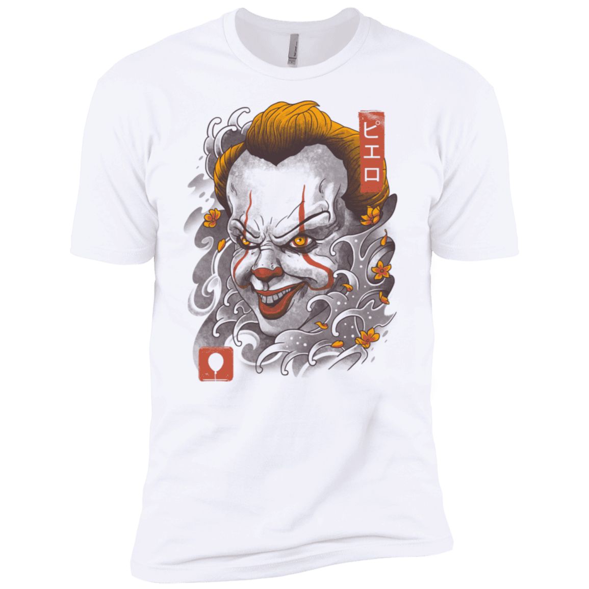 T-Shirts White / X-Small Oni Clown Mask Men's Premium T-Shirt