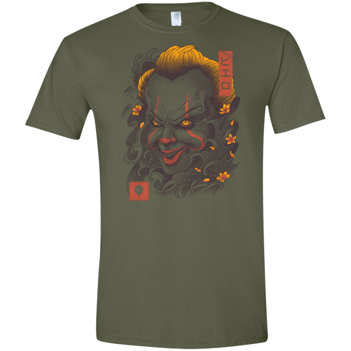 Oni Clown Mask Men's Semi-Fitted Softstyle