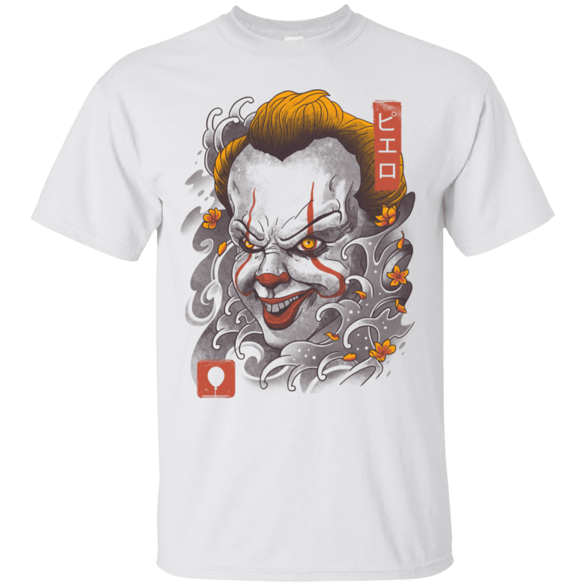 T-Shirts White / S Oni Clown Mask T-Shirt