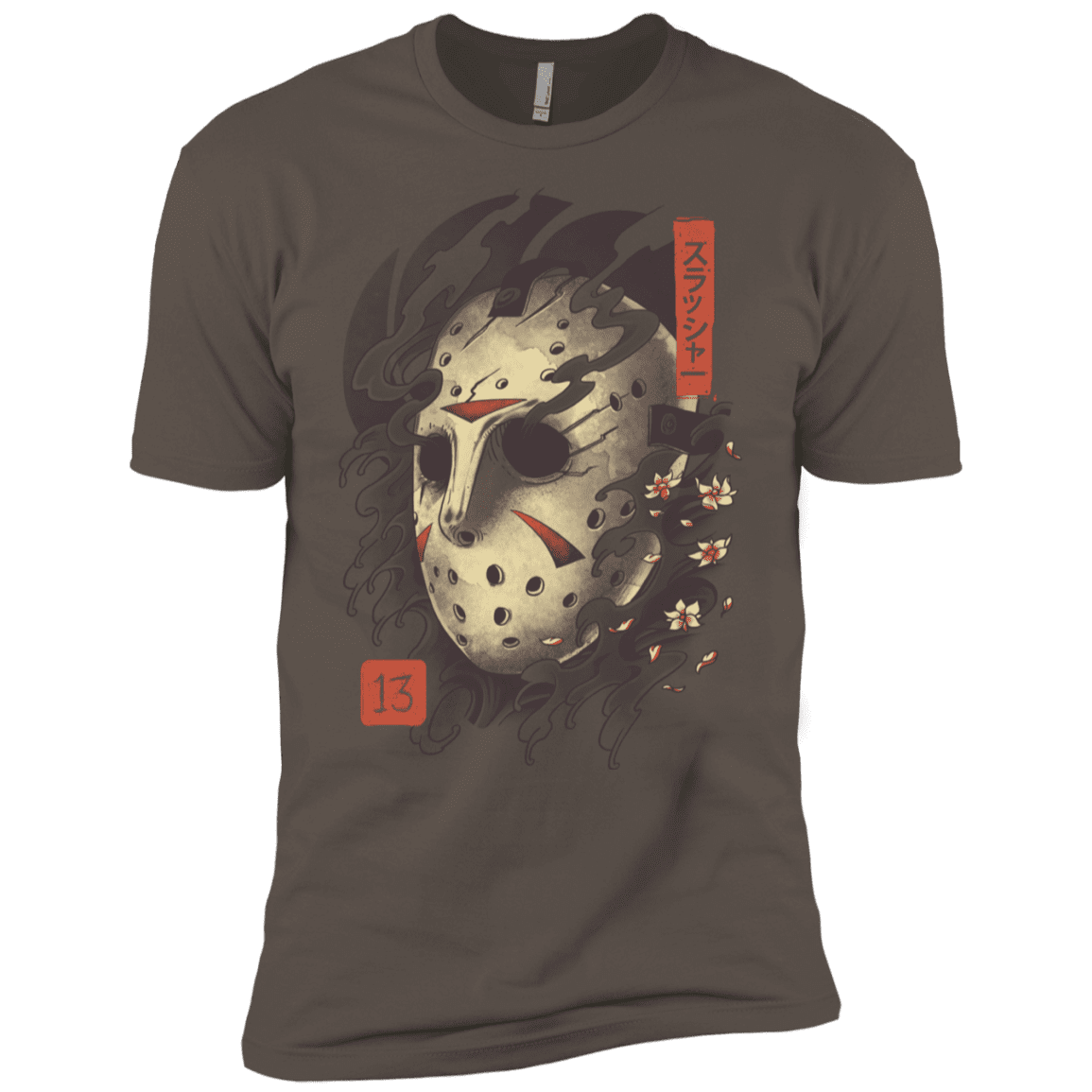 T-Shirts Warm Grey / X-Small Oni Jason Mask Men's Premium T-Shirt