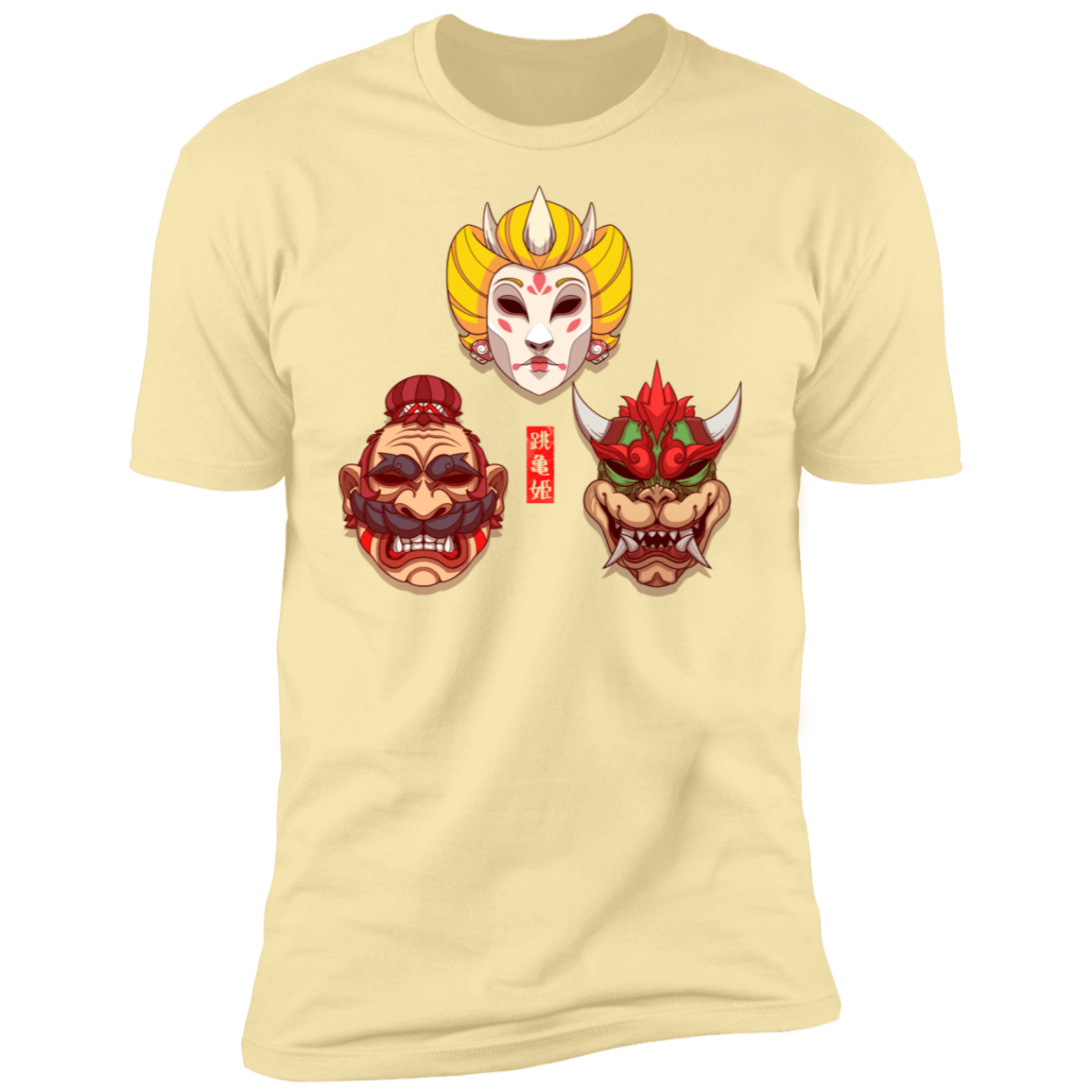 T-Shirts Banana Cream / S Oni Kingdom Men's Premium T-Shirt