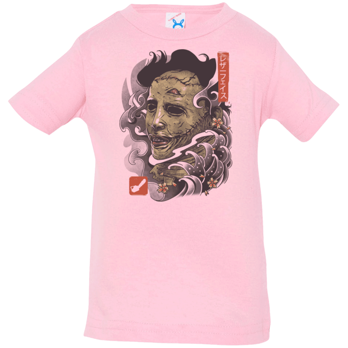 T-Shirts Pink / 6 Months Oni Leather Mask Infant Premium T-Shirt