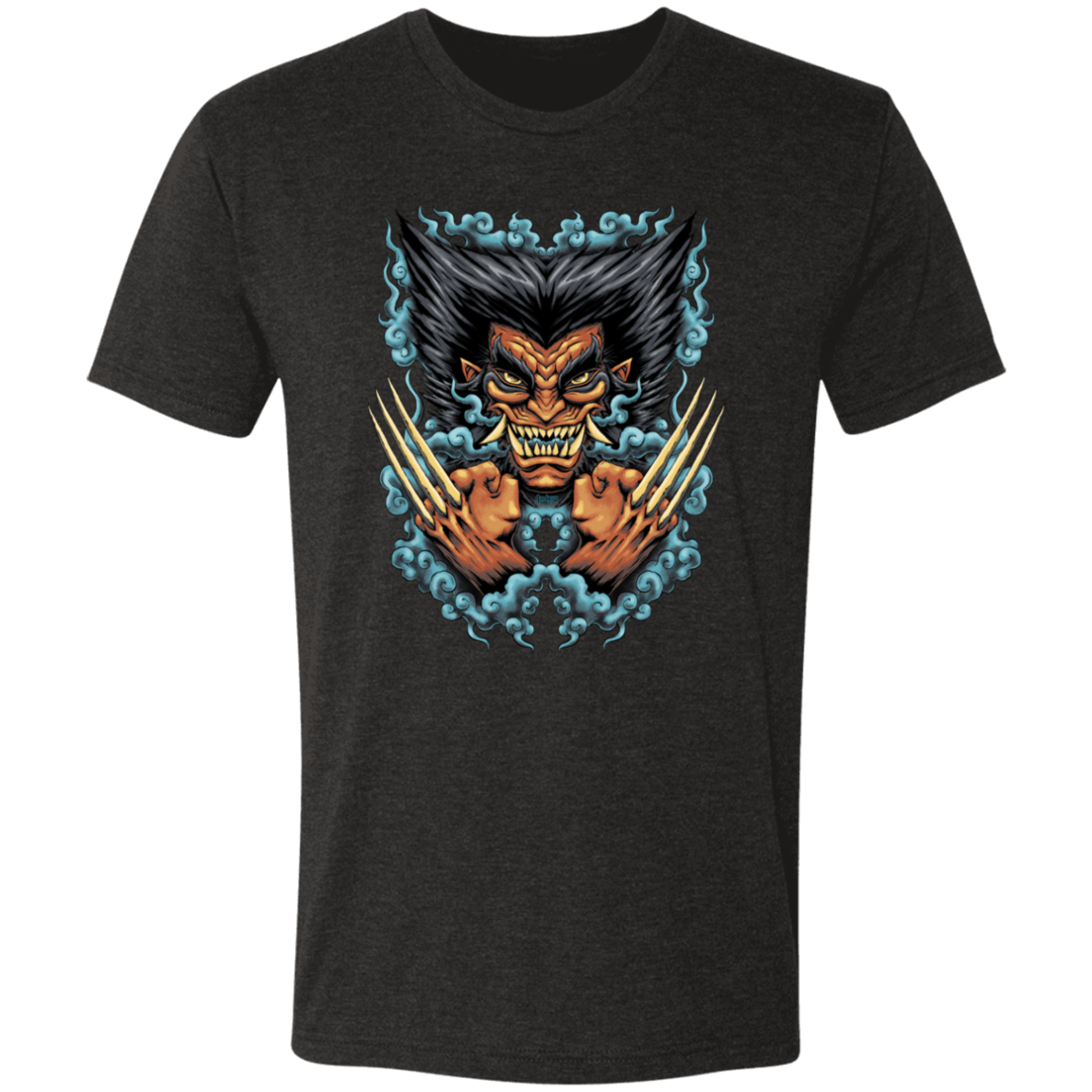 T-Shirts Vintage Black / S Oni Rage Men's Triblend T-Shirt