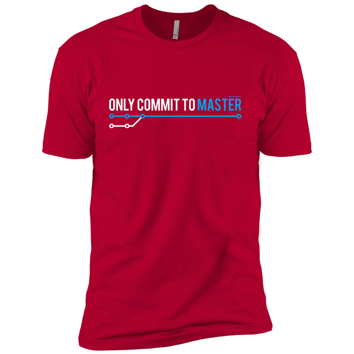 T-Shirts Red / YXS Only Commit To Master Boys Premium T-Shirt