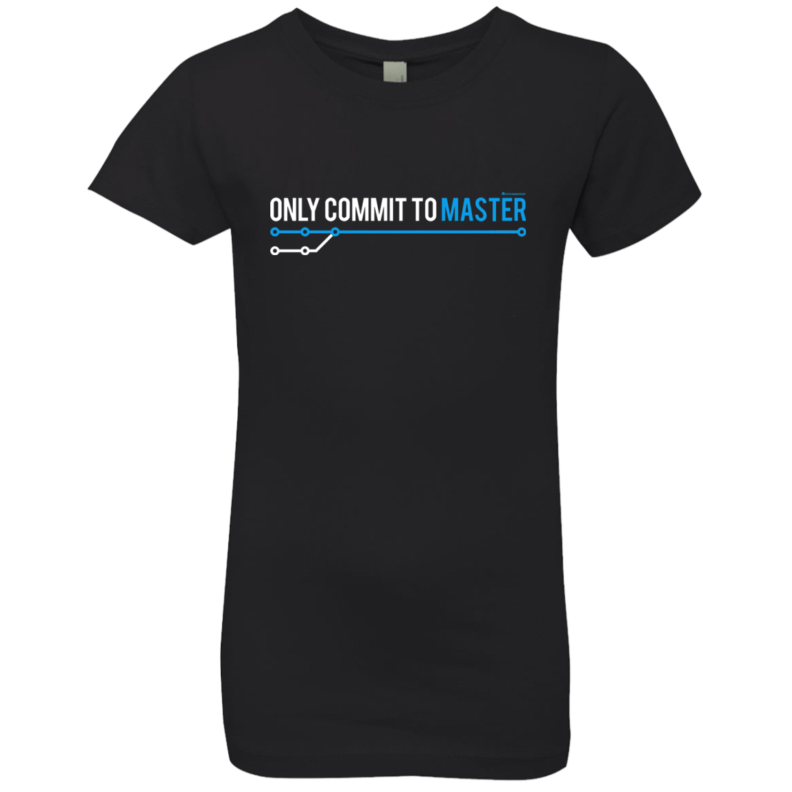 T-Shirts Black / YXS Only Commit To Master Girls Premium T-Shirt