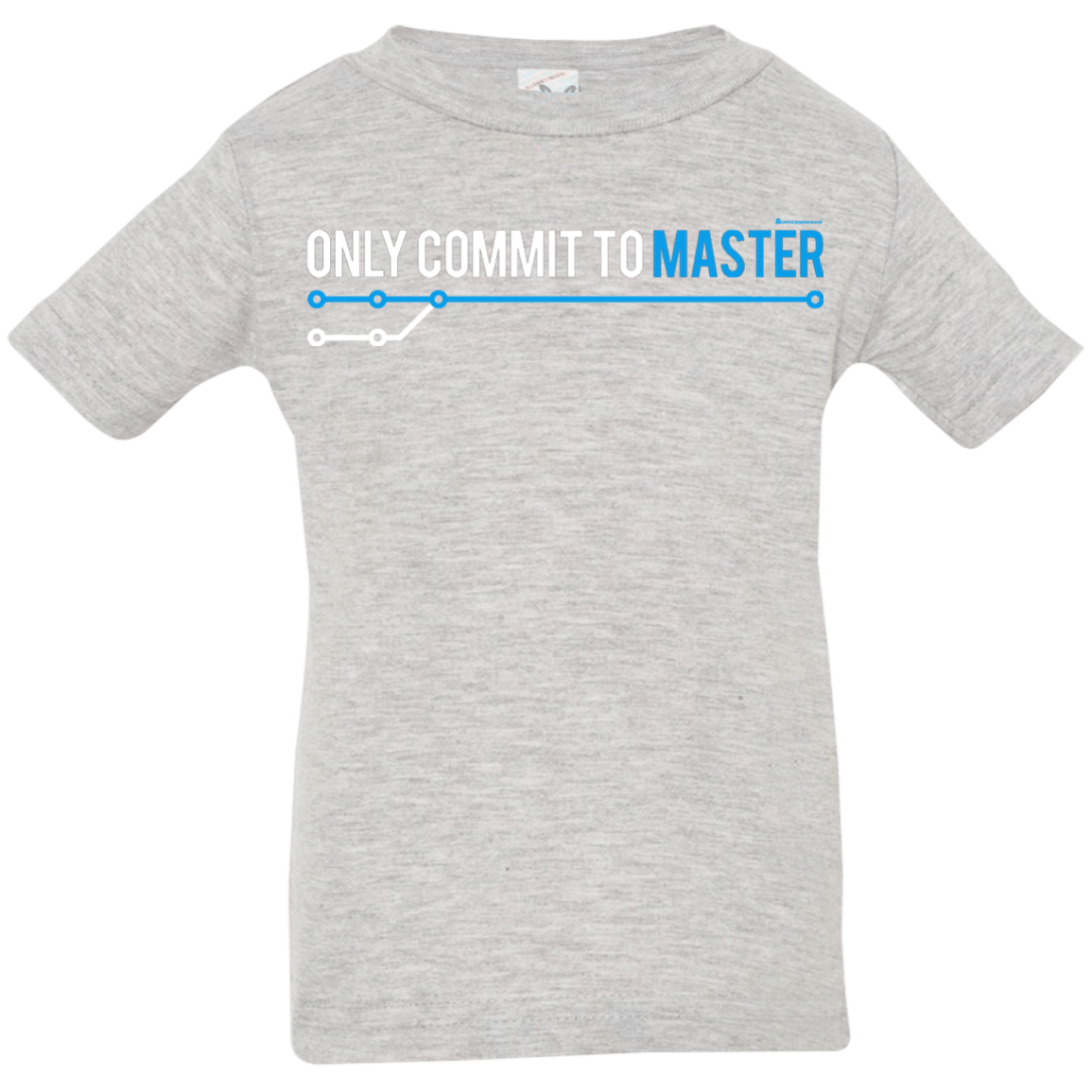 T-Shirts Heather Grey / 6 Months Only Commit To Master Infant Premium T-Shirt