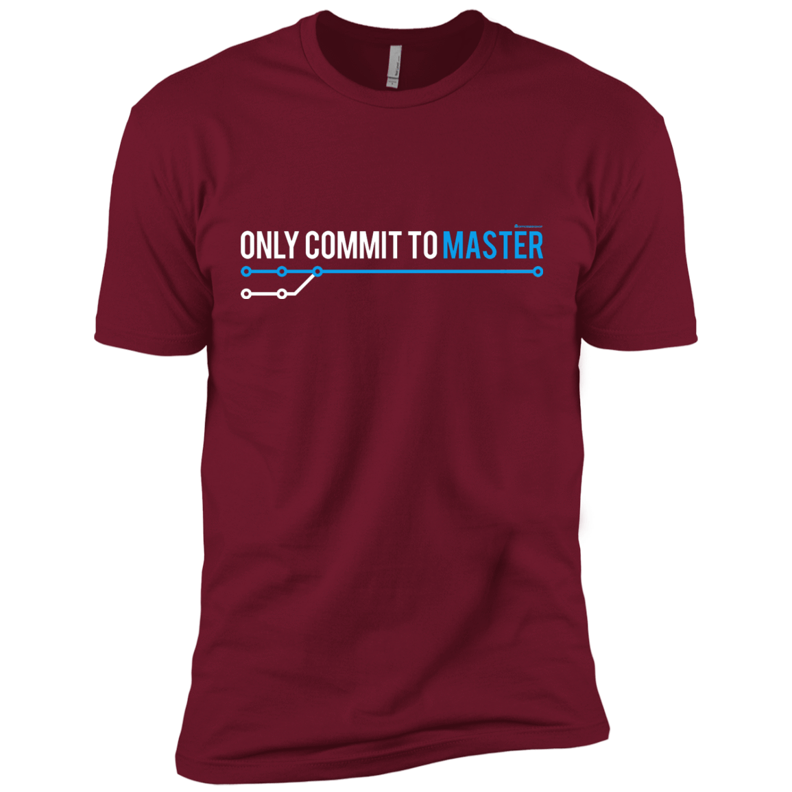 T-Shirts Cardinal / X-Small Only Commit To Master Men's Premium T-Shirt