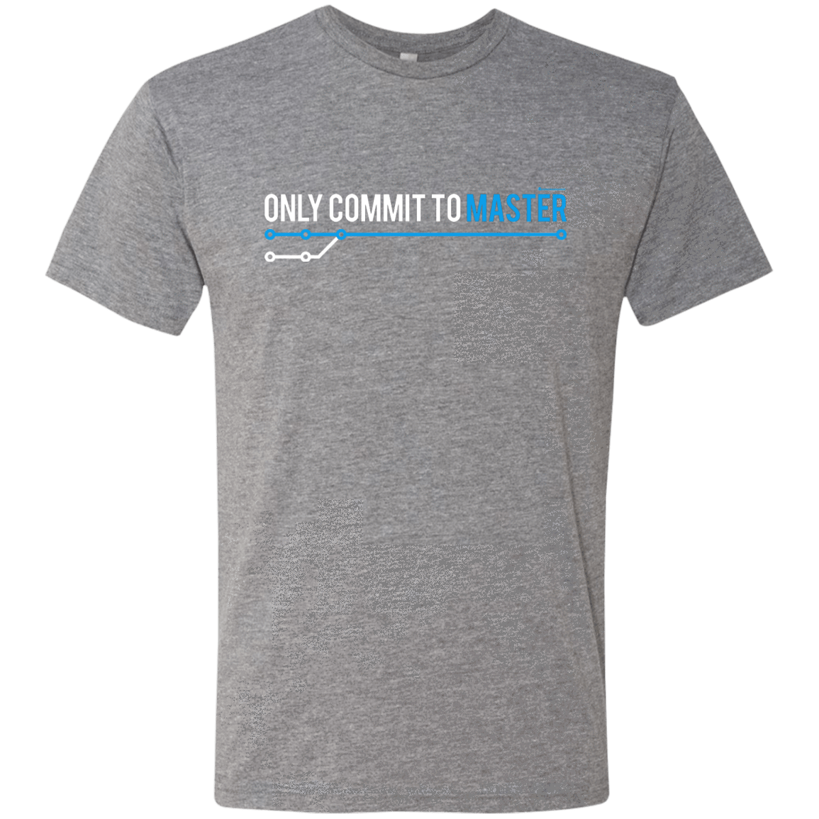 T-Shirts Premium Heather / Small Only Commit To Master Men's Triblend T-Shirt