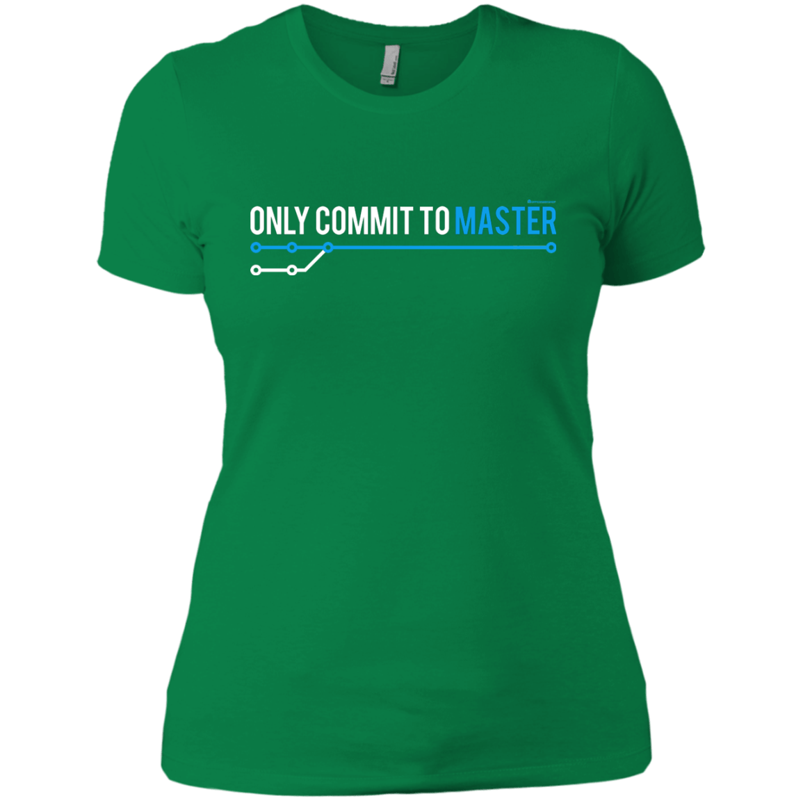 T-Shirts Kelly Green / X-Small Only Commit To Master Women's Premium T-Shirt