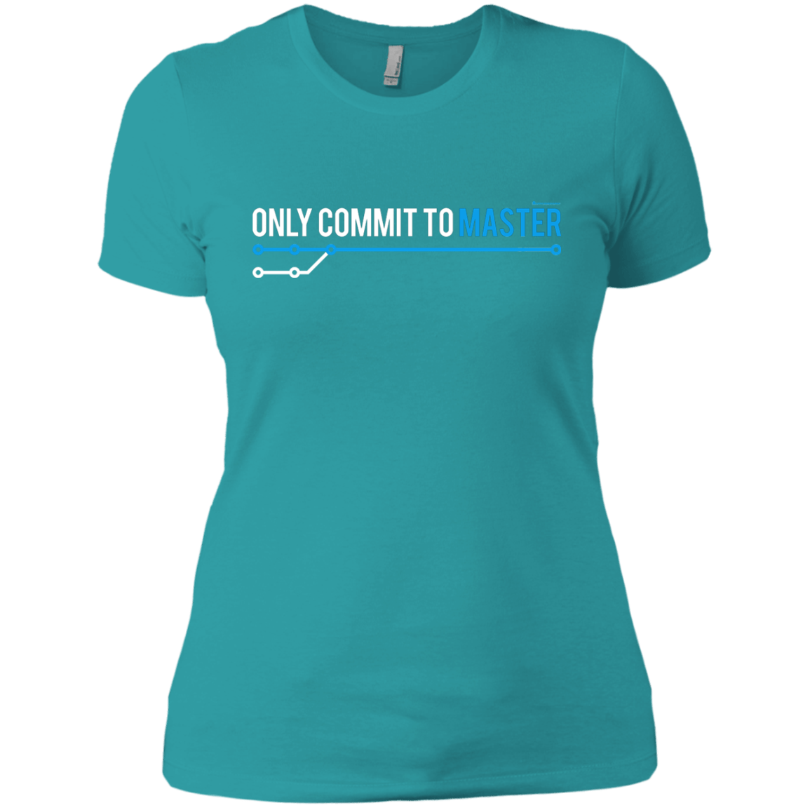 T-Shirts Tahiti Blue / X-Small Only Commit To Master Women's Premium T-Shirt