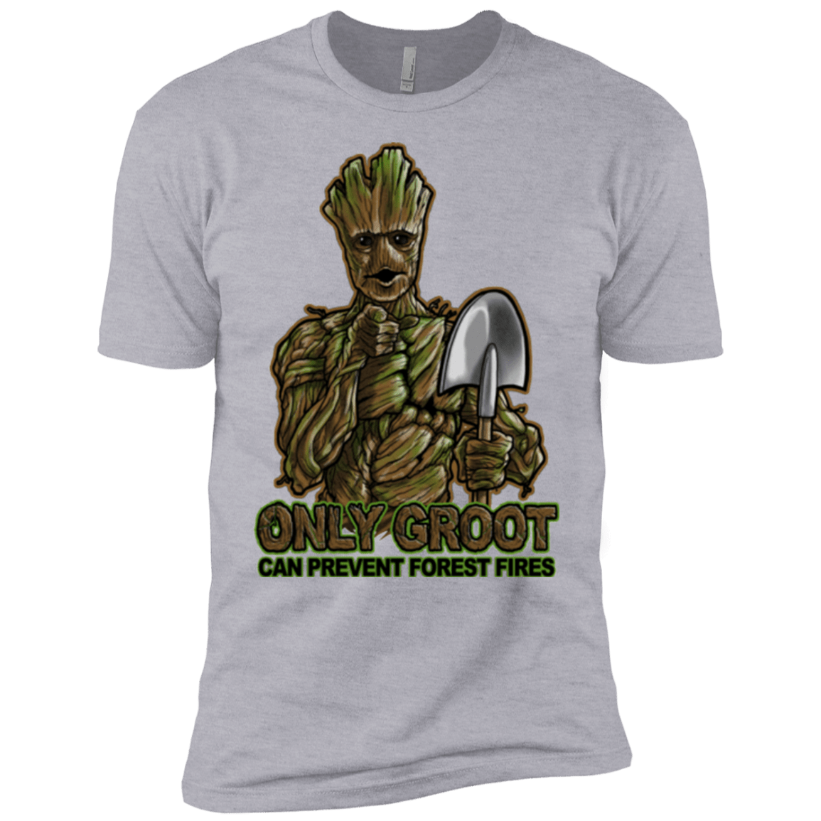 T-Shirts Heather Grey / YXS Only Groot Boys Premium T-Shirt