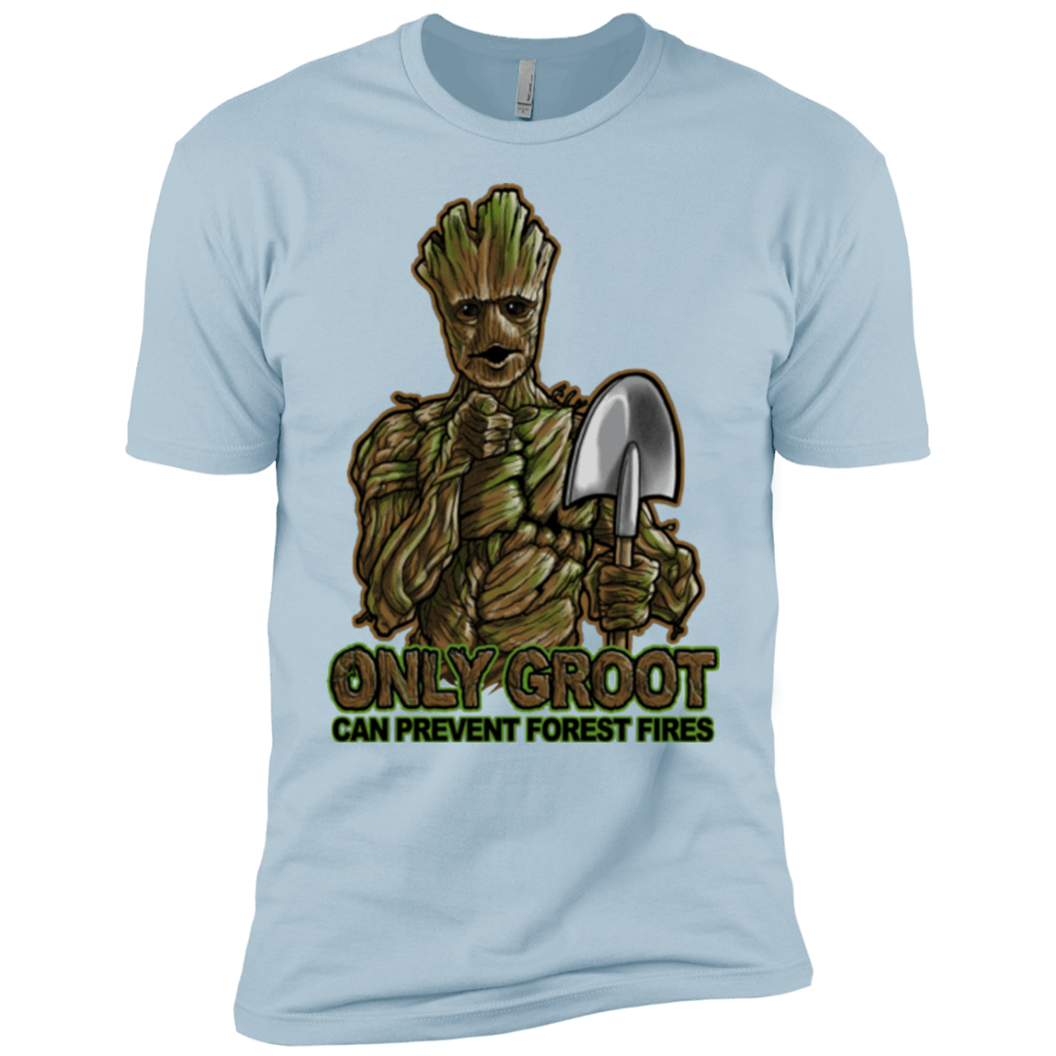 T-Shirts Light Blue / YXS Only Groot Boys Premium T-Shirt